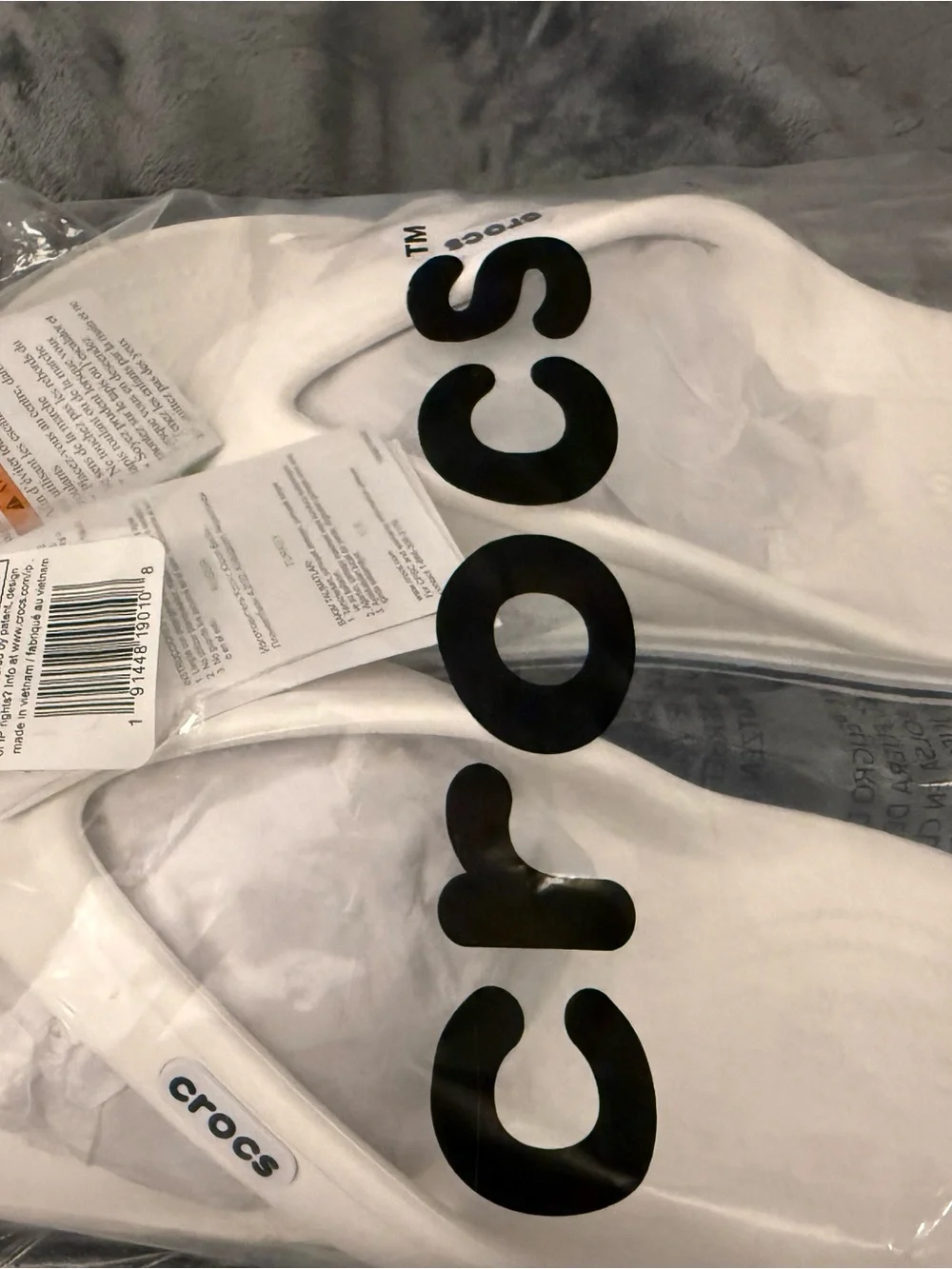 CROCS clean white